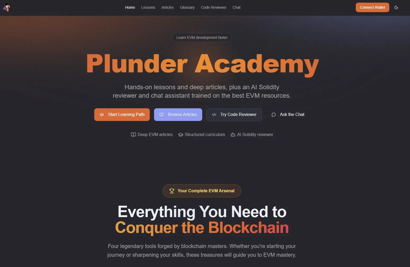 Plunder Academy — Education Platform