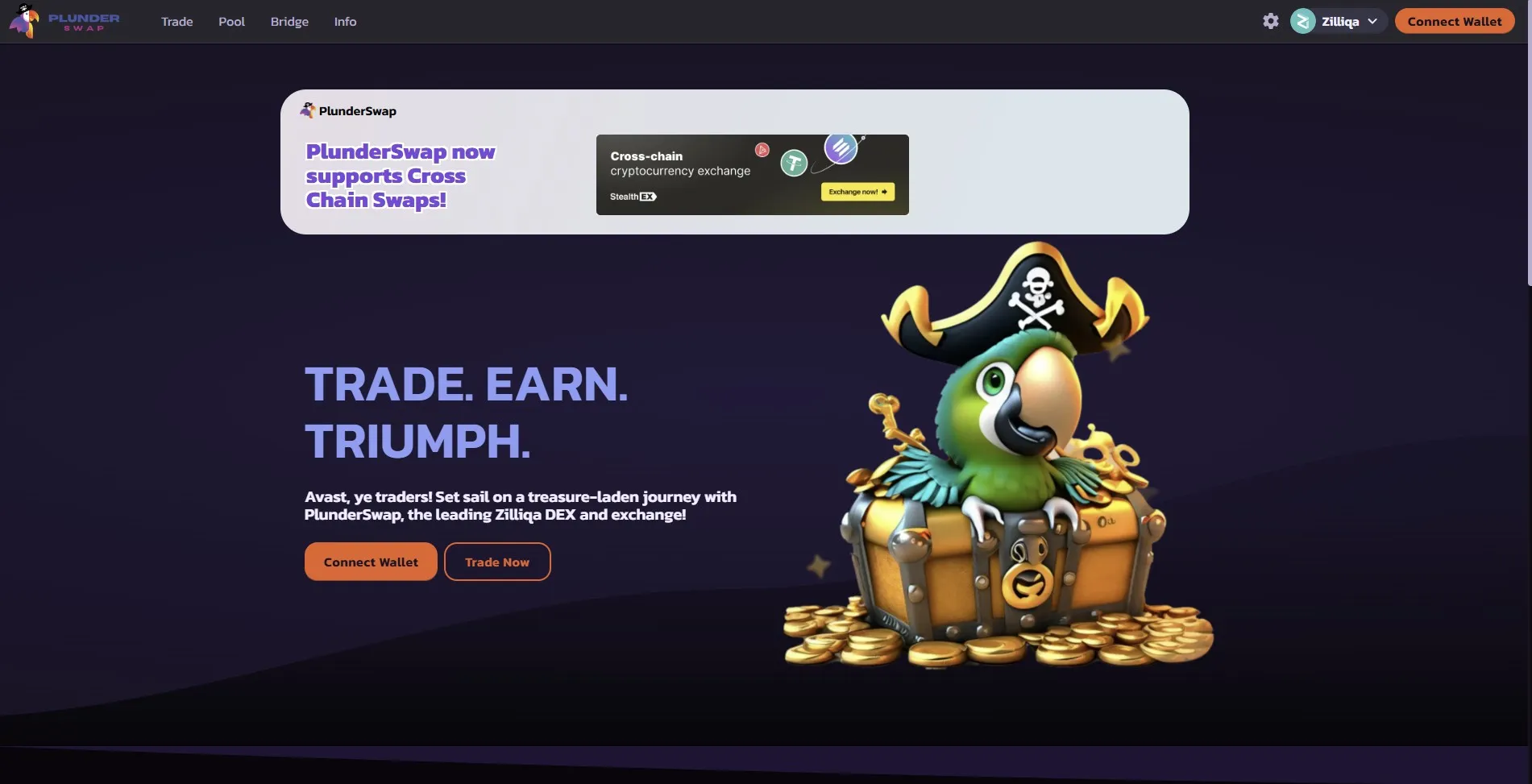 PlunderSwap — DeFi Platform